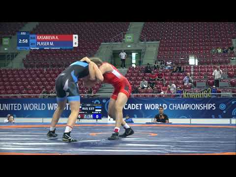 Repechage WW - 57 kg: A. KASABIEVA (RUS) v. M. PLASER (EST)