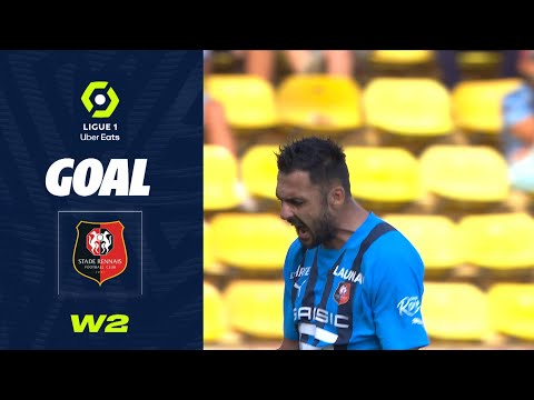 Goal Gaëtan LABORDE (59' - SRFC) AS MONACO - STADE RENNAIS FC (1-1) 22/23
