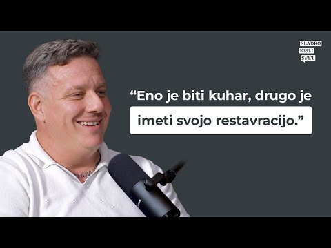 Jorg Zupan: “Eno je biti kuhar, drugo je imeti svojo restavracijo.” | Sladko-kisli svet
