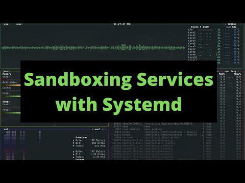 How to Sandbox Services with SystemD