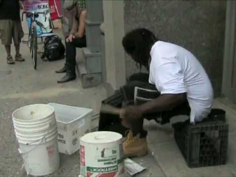 Amazing NYC Street Drummer