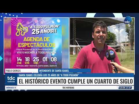 SANTA ISABEL | CELEBRA LOS 25 AÑOS DE “A TODO PULMÓN”