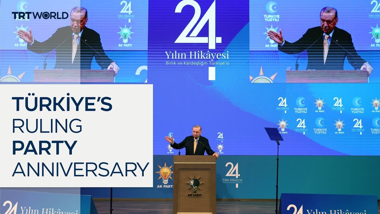 Türkiye’s ruling party marks 24 years, calls for unity against terrorism