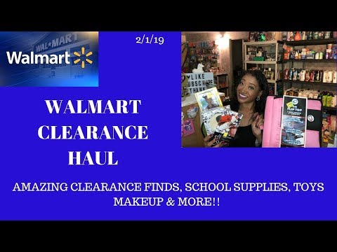 Walmart Clearance Haul 2/1/19~Amazing Finds & Savings at Walmart~Cheap Makeup, Toys & Tons More❤️❤️ Video