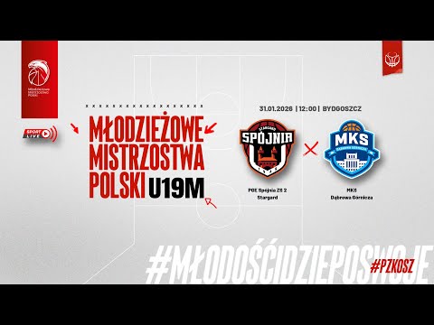 PGE Spójnia ZS 2 Stargard - MKS Dąbrowa Górnicza (1/4 MMP U19M)