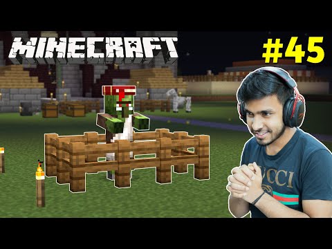 I CURED AN INFECTED ZOMBIE VILLAGER | MINECRAFT GAMEPLAY #45