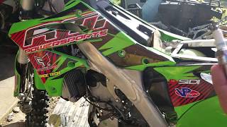 Changing A Spark Plug - Kawasaki KX250f (All Models)