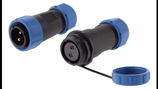 Miniatură video Cupla IP68 pentru cabluri cu 2 fire 7-12mm