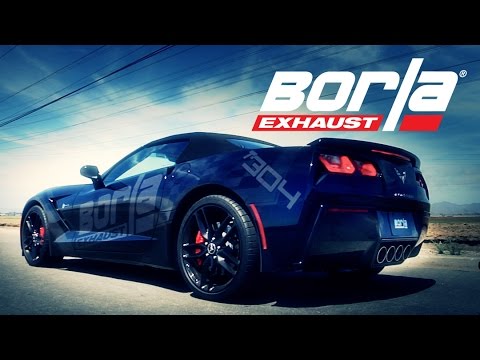 Borla Dual-Stage Exhaust Choices for Corvette C7 2014-2019 with NPP