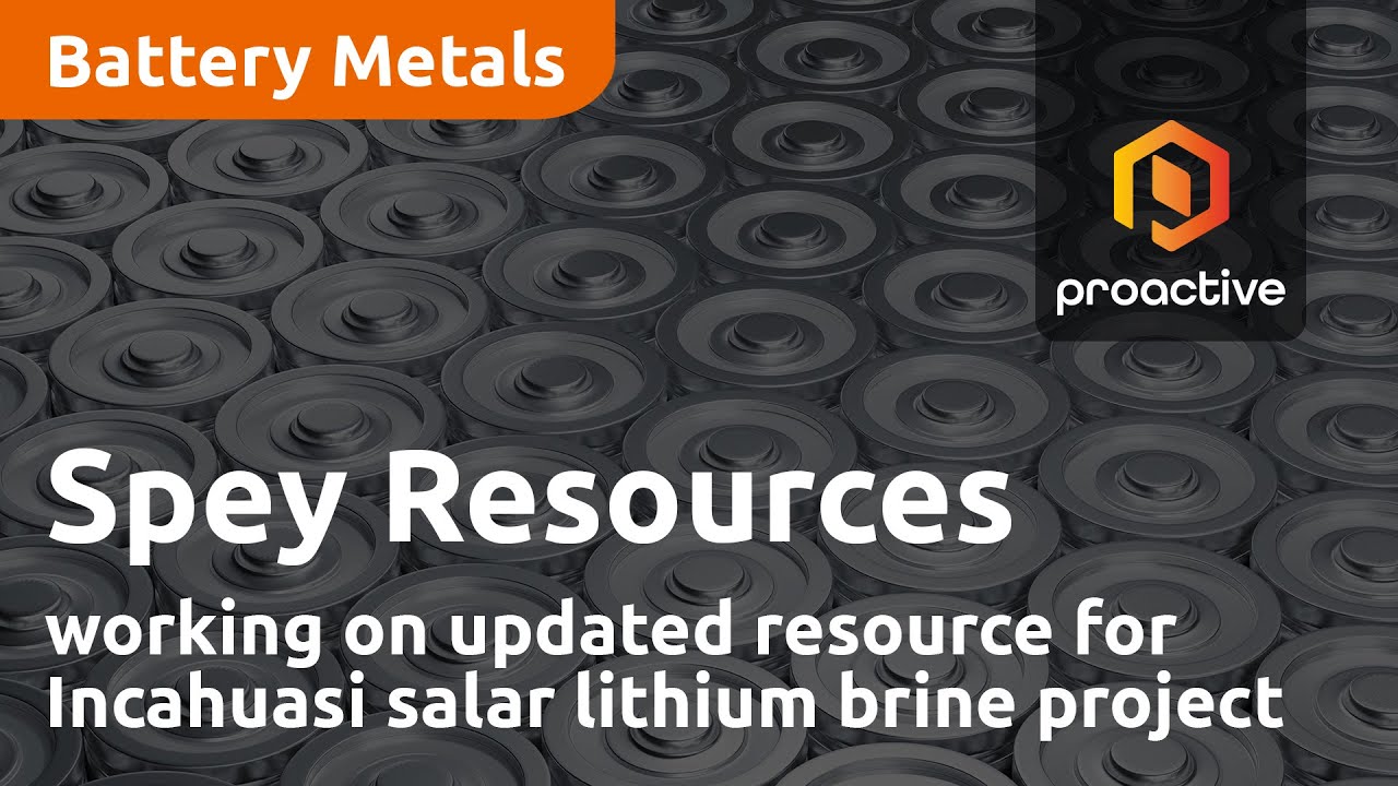 Spey Resources working on updated resource for Incahuasi salar lithium brine project