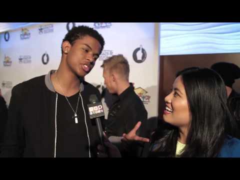 Trevor Jackson does the "Harlem Shake" with XiXi Yang and shares Fergie's Twins Prediction