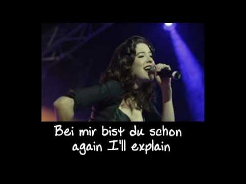 Bei mir bist du schön (Lyrics & Puppini Sisters images)