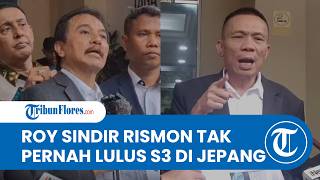Roy Suryo Sebut Rismon Tak Pernah Lulus S3 di Jepang: Dia Galau dan Tipu Status Doktor di KTP-nya