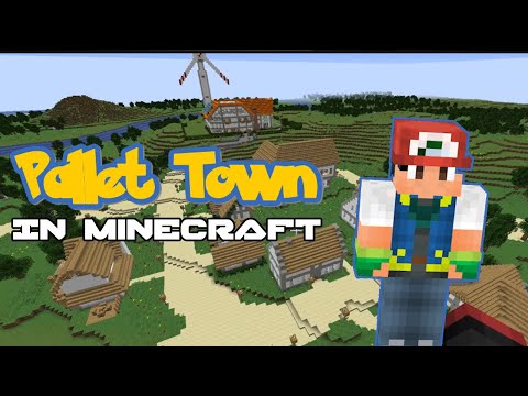 Pallet Town in Minecraft- Pokémon in Minecraft