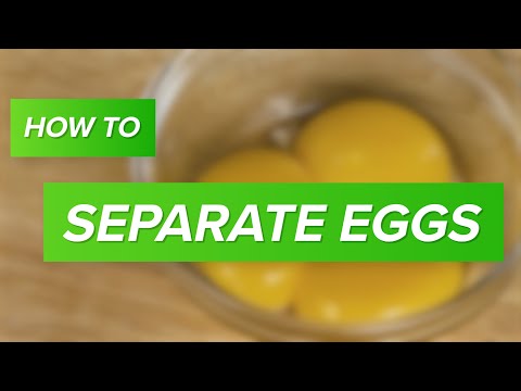How To Separate Eggs