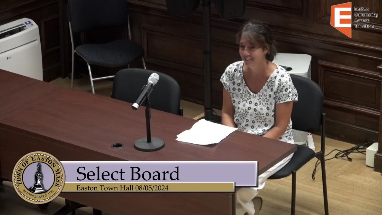 Select Board Meeting 8/5/24