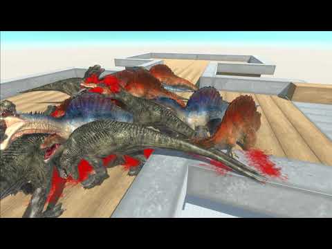 UPDATED T-REX & Goro Army VS Armies (EQUAL COST) - Animal Revolt Battle Simulator