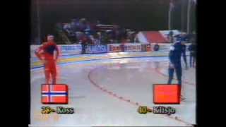European Championships Allround Göteborg 1989 - 500 m Klisho - Koss