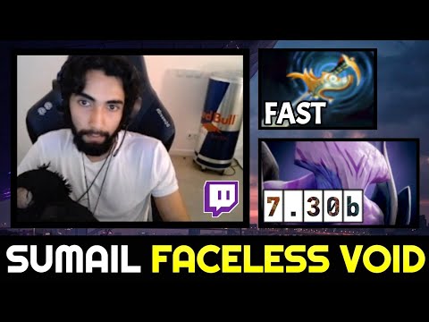 SUMAIL 7.30 Faceless Void with Fast Echo Sabre Build — STREAM with FACECAM