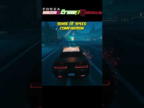 Forza Horizon 5 vs The Crew 2 vs Driveclub - Sense Of Speed Comparison