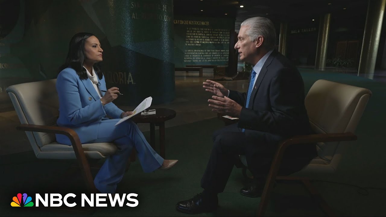 Bildquelle: Cuban leader does not commit to releasing political prisoners amid U.S. demands von NBC News