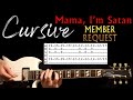 Cursive Mama I'm Satan Guitar Lesson / Guitar Tabs / Guitar Tutorial / Guitar Chords / Guitar Cover