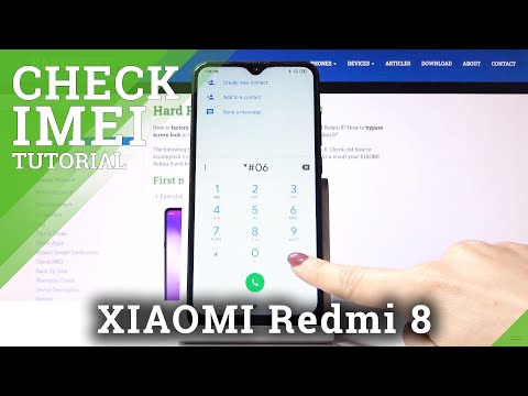 How to Locate IMEI & SN in XIAOMI Redmi 8 – IMEI Status / Serial Number Info
