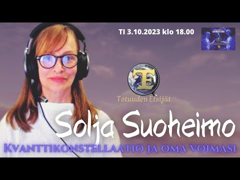 ATOMIstudio: Solja Suoheimo - Kvanttikonstellaatio ja oma voimasi