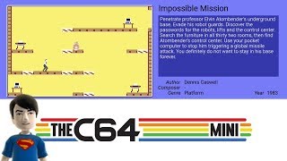 The C64 MINI Games - Impossible Mission