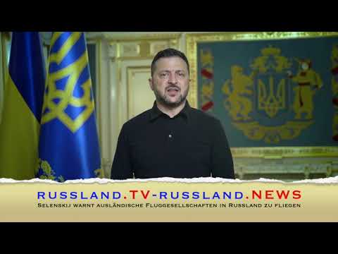 Selenskij warnt ausländische Fluggesellschaften in Russland zu fliegen