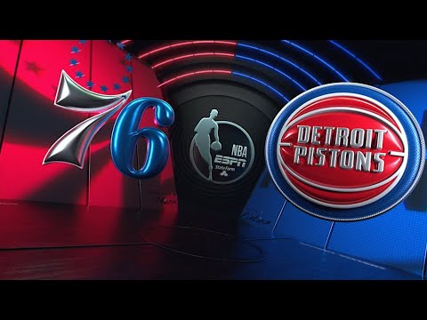 NBA Friday on ESPN: (PHI @ DET) Courtside + Intro
