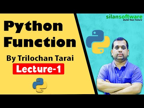 1 Python Function Tutorial Python For Beginners Silan Software Pythontpoint Org