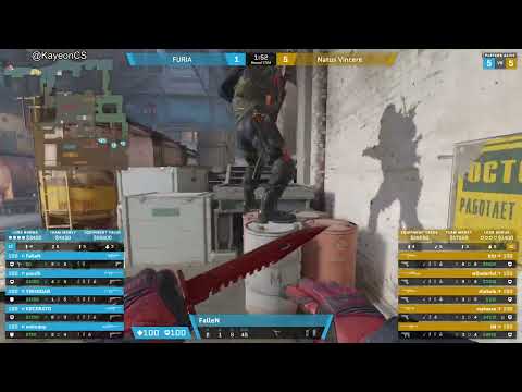 FalleN Demo ( 8-13 ) FURIA vs Natus Vincere ( TRAIN ) POV | StarLadder Budapest Major 2025