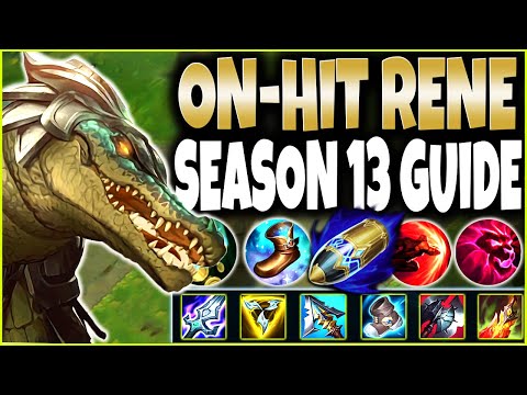 On-Hit Renekton Season 13 Build Guide can earn 150 Bonus Gold per COMBO 💰 LoL Top Rene s13 Gameplay