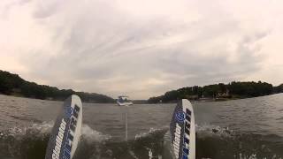 preview picture of video 'GoPro HD: Water Ski First Attempt EPIC FAIL'