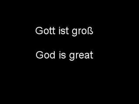 Live Song - God is great - Gott ist groß