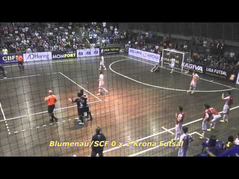Blumenau/SCF 1 x 3 Krona Futsal - Liga Futsal 2014