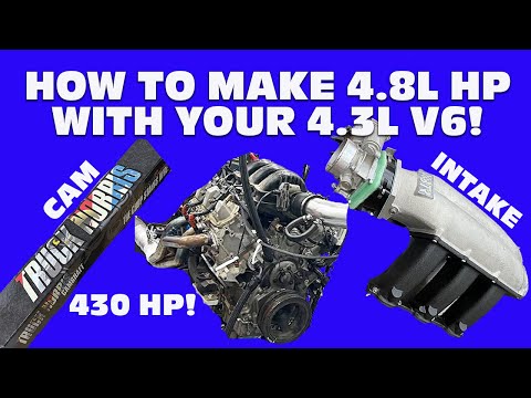 HOW TO MAKE 4.8L V8 POWER WITH YOUR 4.3L LV3 V6! V6 CAM TEST-TRUCK NORRIS JR., BTR 220 & BTR INTAKE