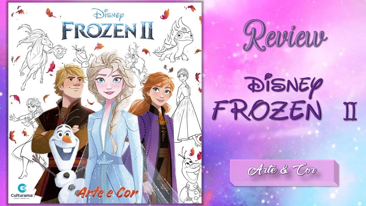Review do Livro Disney Frozen II Arte & Cor