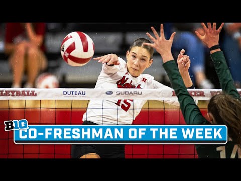 Andi Jackson Highlights | B1G Volleyball Co-Freshman of the Week | Nov. 14, 2023