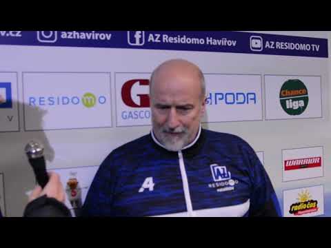 AZ Residomo Havířov - Piráti Chomutov 1:3 (22.1.2020) - trenér Jiří Režnar (HAV)