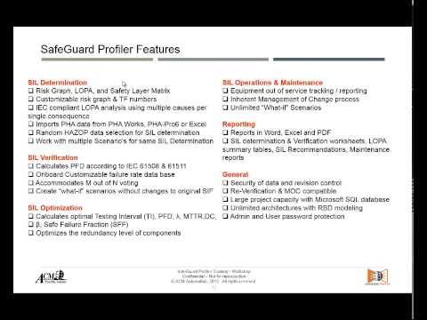 SafeGuard Profiler Workshop - Part 2 Profiler Features