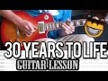 Slash - '30 Years To Life' FULL Guitar Lesson ...