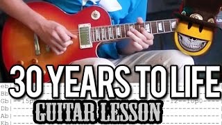 Slash - &#39;30 Years To Life&#39; FULL Guitar Lesson (With Tabs)