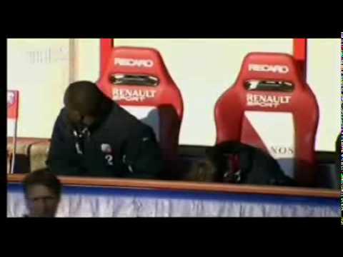 Randy Wolters debuut en 1e actie FC Utrecht-VVV 17-02-2008