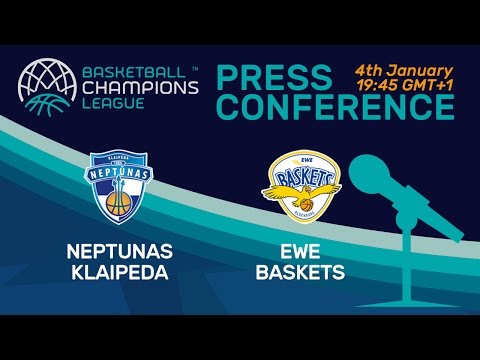 Neptunas Klaipeda v EWE Baskets - Press Conference - Basketball Champions League