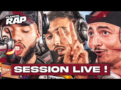 SESSION FREESTYLE avec Emkal, Cappuccino, Benab, Zeguerre, GLK, HMZ & Solazone ! #PlanèteRap