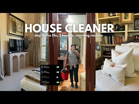 DAY IN THE LIFE of a house cleaner