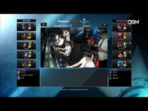 SSG vs JAG Game 2 Highlights - SAMSUNG GALAXY vs JIN AIR GREEN WINGS - W11 LCK Champions KR Summer