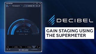 Video thumbnail for Quick Tips | Gain Staging your Session using the Decibel Supermeter by PROCESS.AUDIO